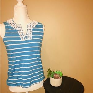 Talbot’s •Women’s  Beaded Sleeveless